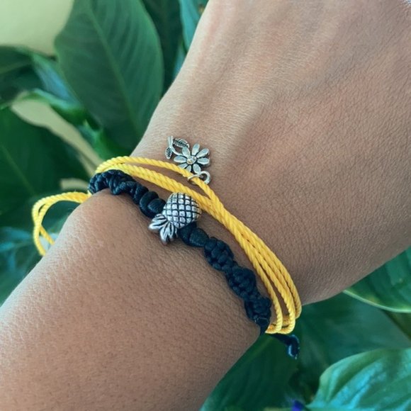 Marisol pineapple 🍍 🌻 sunflower bracelet set - Picture 6 of 6